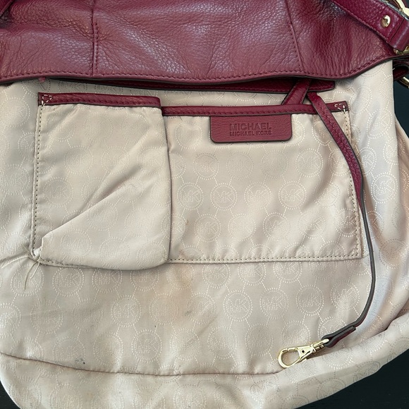 Michael Kors Bedford Luggage Leather Large Convertible Shoulder Bag - Cinnabar - Picture 10 of 11